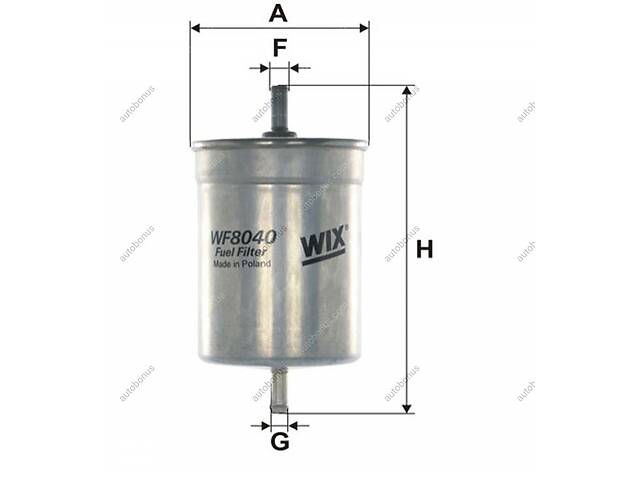 Фильтр топливный Alfa Romeo/Audi/BMW/Citroen/Daewoo/Fiat/Ford/Jaguar (WF8040) WIX