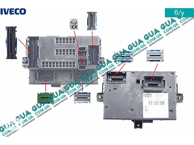 Фишка / разъем электронного блока управления двигателем ( ЭБУ / ECU ) комплект 5801561502 Iveco / ИВЕКО DAILY V 2011...