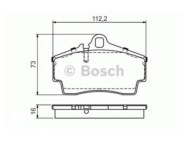 Гальмівні колодки дискові зад. PORSCHE 911 3.4/3.6 97-08, BOXSTER 2.7/3.2/3.4 99-12