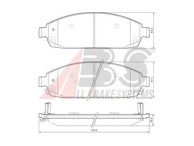 гальмівні колодки Grand Cherokee/Commander 05-10 3.0-5.7