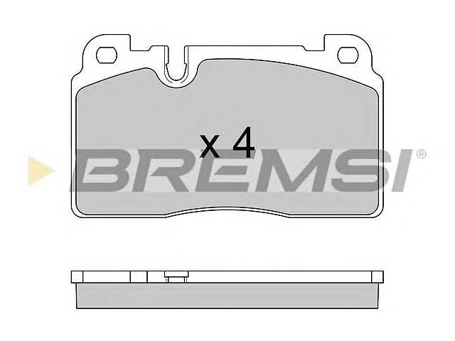 гальмівні колодки перед. Audi A6/A7/Q5 10- (Brembo)