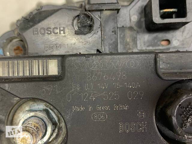 Генератор 140 Ампер Volvo S80 2.0 T 2.4 2.4 D 2.9 1998-2006 - Фото 6