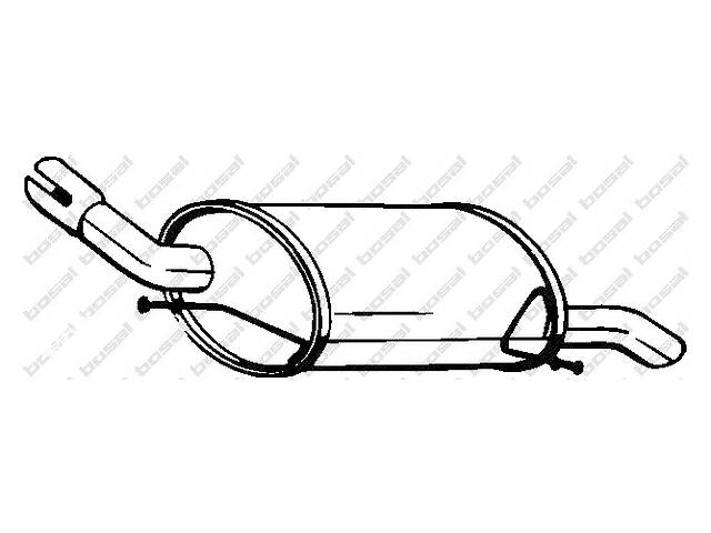 Глушитель для моделей:OPEL (VECTRA,VECTRA), VAUXHALL (VECTRA,VECTRA)