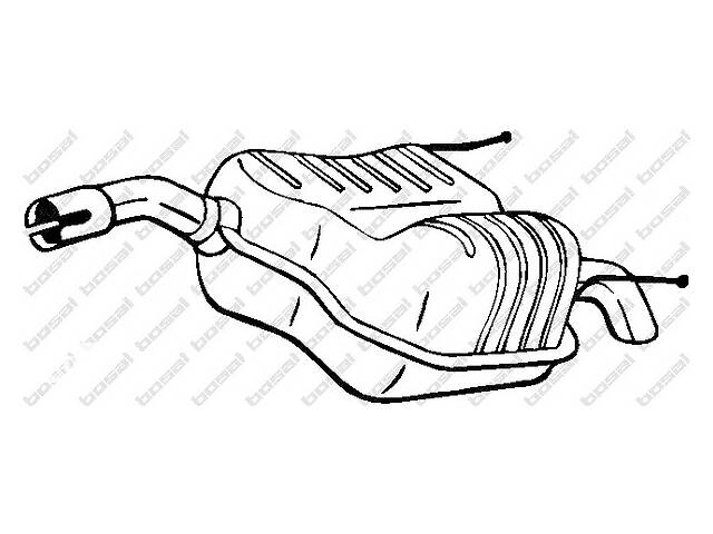 Глушитель для моделей:OPEL (VECTRA,VECTRA), VAUXHALL (VECTRA,VECTRA,VECTRA)