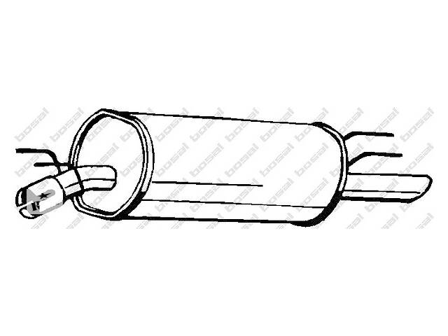 Глушитель для моделей:OPEL (OMEGA), VAUXHALL (OMEGA)