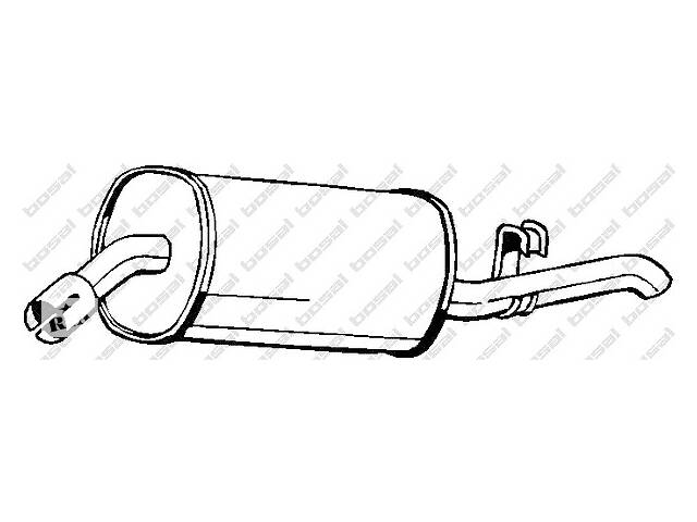 Глушитель для моделей:OPEL (OMEGA), VAUXHALL (CARLTON)