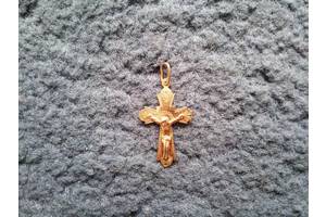 Продам золотой кулон-крестик 585 (Иисус Христос) (б/у)