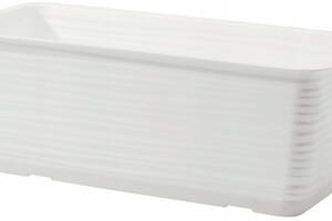Горшок балконный Sahara-80 12,36 л белый Form-Plastic