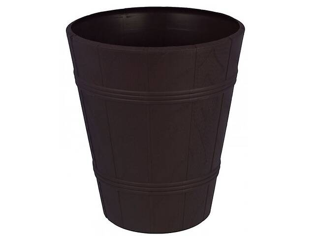 Горшок для цветов Derevo Palma-4 20 л коричневый Form-Plastic