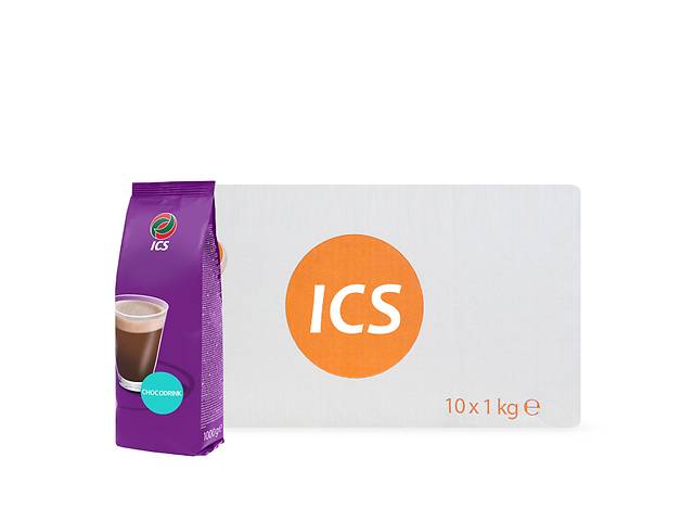 Гарячий шоколад Ics Azur, молочний, 9%, 1кг*10уп