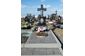 Гранитные кресты на могилу, подкрестник, памятники Коростышев, гранит, габбро, лабрадорит, мрамор, анортозит