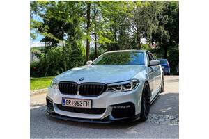 Губа BMW G30 M Sport тюнінг обважування спідниця стиль Performance (ABS пластик, чорний глянець)