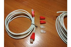 Кабель ethernet, вита пара, патч-корд RJ-45 довжиною 2 м