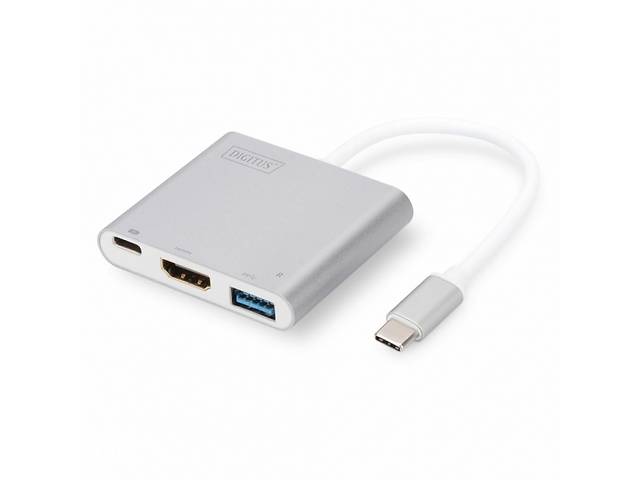 Переходник DIGITUS Type-C to HDMI/USB 3.0/Type-C (DA-70838)
