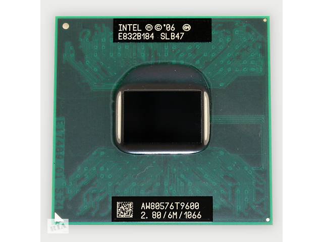 Процессор Intel Core 2 Duo T9600 (2.80 GHz, 6 MB) + термопаста