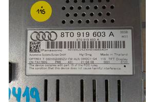 Дисплей центральный MMI A4 B8 2007-2011 (каталожный номер 8t0919603a) 090419