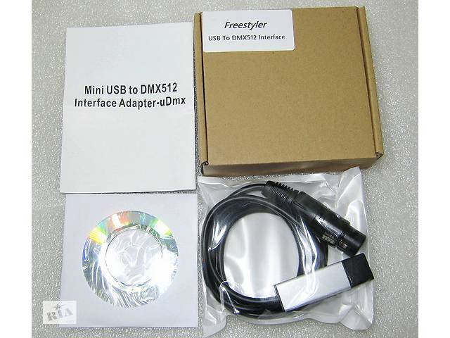 USB DMX 512 FreeStyler контроллер uDMX512 пульт управлением светом QLC