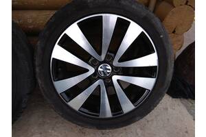 Диск с шиной ТИТАНЫ КОМПЛЕКТ 4шт =R17= VW Golf VI/ Passat B7/ Jetta 2010-2017 (225/45 R17 =ЛЕТНЯЯ=) 161119