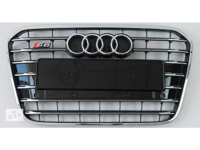 Решетка радиатора Audi A6 C7 (11-14) стиль S6 RS6 Ауди А6 С7