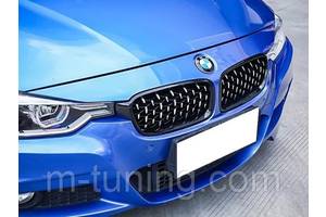 Решетка радиатора BMW F30 ноздри тюнинг Diamond БМВ Ф30