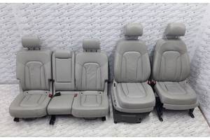 Салон Сидіння бiла шкіра для Audi Q7 Ауді Ку7 2006-2015