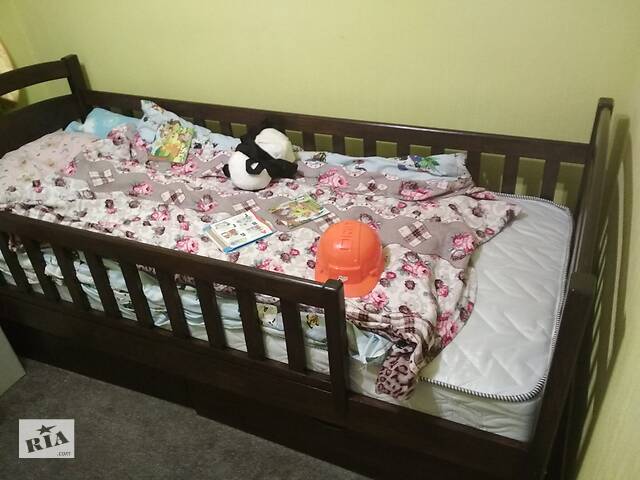 Детская кровать кроватка Карина я с ящиками и бортиками, новая мебель