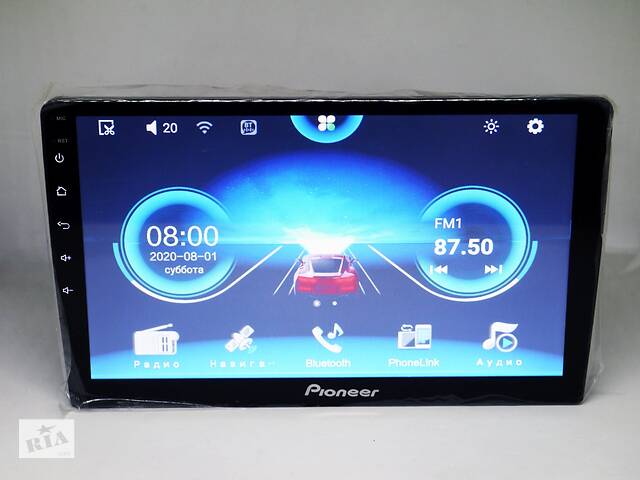 2din Pioneer Pi-808 10' Экран /4Ядра/1Gb Ram/ Android - Фото 1