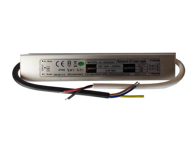 Блок питания 30W 12V IP66