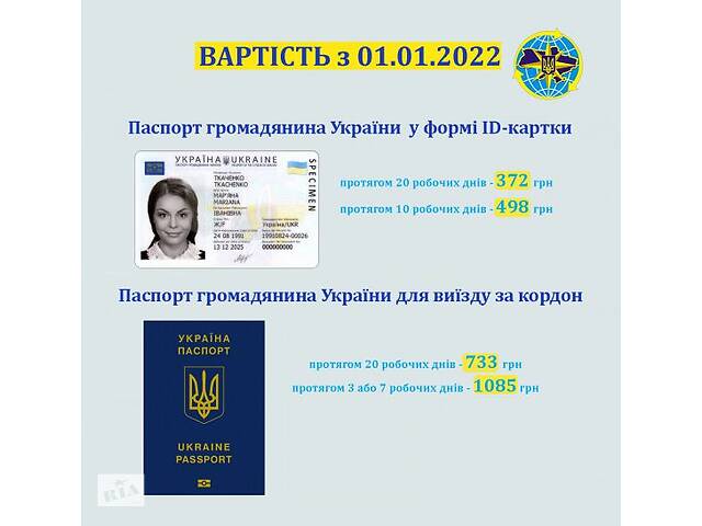 ✔Варшава, Польша, Украина. Срочное оформление загранпаспорта, ID-карты, замена паспорта Украины