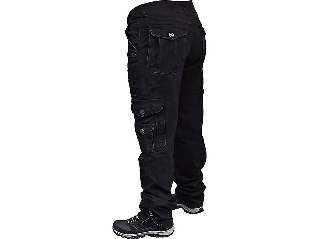 PRODIGY чёрные джинсы с карманами