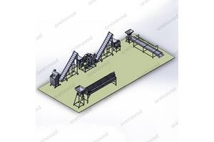 Полный комплекс по переработке грецкого ореха (200 кг/ч)