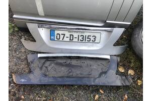 Накладка кришки багажника Lexus LS460, чорна, срібляста, 76801-50040, 7680150040