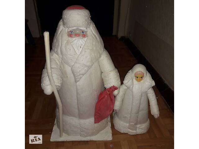 Дед Мороз + снегурочка. Винтажный (80и г.)