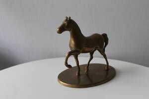 Лошадь, конь, статуэтка, бронза, Франция, старинная