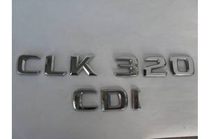 Эмблема задняя 25мм для Mercedes (C209) CLK 320 CDI 05-09р