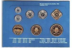 Набор монет Нидерландских Антил 1992 UNC
