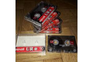 Аудіокасети, аудіо касети Maxell UR 90. Нормаль. Тип 1