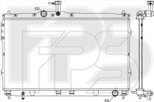 Радіатор охолодження NRF HYUNDAI H-300 08-18