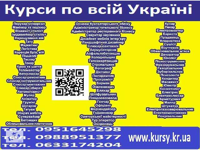 Курсы повар, кондитер, сушист. аиццеоли, пекарь, бармен, барист, официант, Диплом