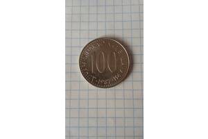 100 динарів 1987 року. Югославія.