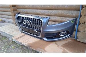 8R0807437AH Бампер передній у зборі як на фото Audi Q5 2012-2016 (ЗВИЧАЙНА ВЕРСІЯ Номер кольору невідомий) 161023