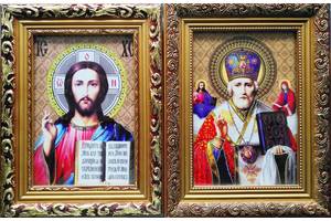 Иконы Иисуса Христа, Святого Николая Чудотворца, Пресвятой Богородицы - Девы Марии, Святой Татьяны