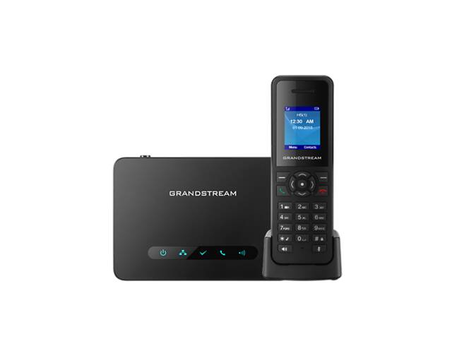 Grandstream DECT DP Bundle DP750+DP720, комплект ip-dect телефон + базова станція, 10 sip акаунтів