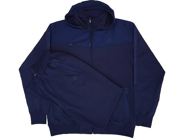 Спортивний костюм Soccer батального розміру з капюшоном - Фото 3