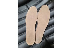 Кожаные стельки для обуви (натуральная кожа) двухслойная. Все размеры от 36 по 47