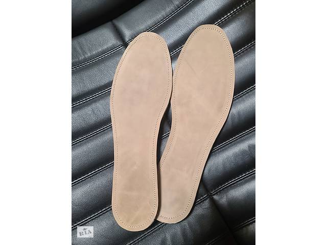 Кожаные стельки для обуви (натуральная кожа) двухслойная. Все размеры от 36 по 47