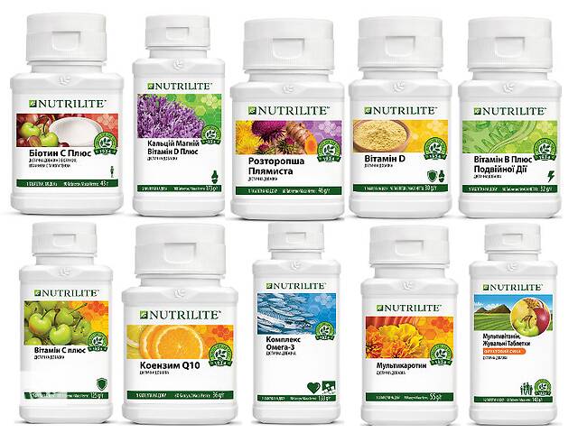 Вітаміни, Омега-3… Nutrilite AMWAY.