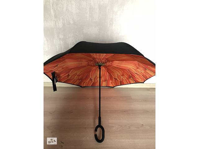 Вітрозахисний зворотний складаний парасолька подвійний Шари перевертиш
