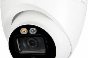 2 Мп HDCVI видеокамера Dahua DH-HAC-ME1200EP-LED (2.8 мм) со световой сиреной