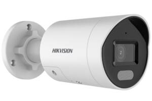 4 Мп IP видеокамера Hikvision DS-2CD2047G2-LU/SL(C) (2.8 мм) ColorVu со стробоскопом и звуковой сигнализацией